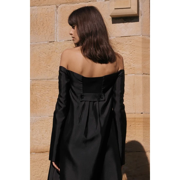 Macgraw Nuptial Dress in Black, view 5