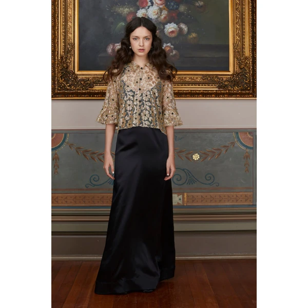 Macgraw Opium Dress in Black, view 2