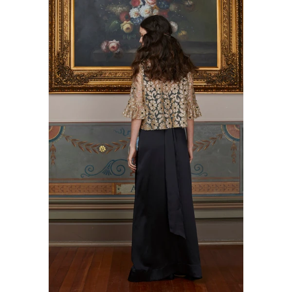 Macgraw Opium Dress in Black, view 3