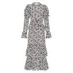 Macgraw Parterre Dress in Black Print