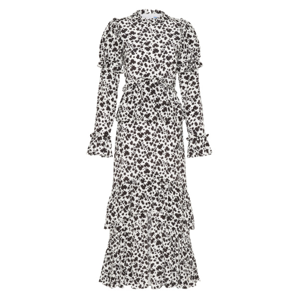 Macgraw Parterre Dress in Black Print