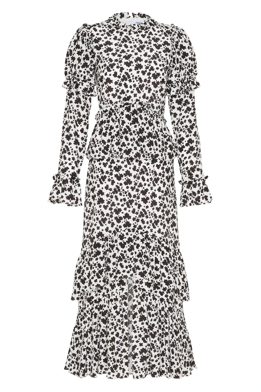 Macgraw Parterre Dress in Black Print