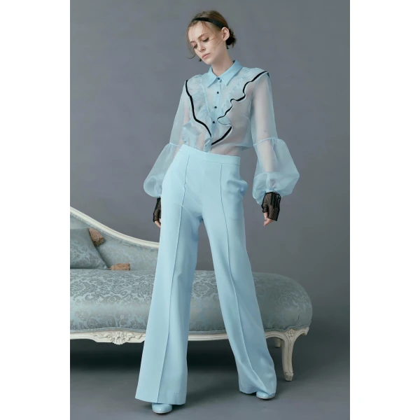 Macgraw Peacock Pant in Blue, view 3