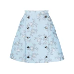 Macgraw Portobello Skirt in Blue floral