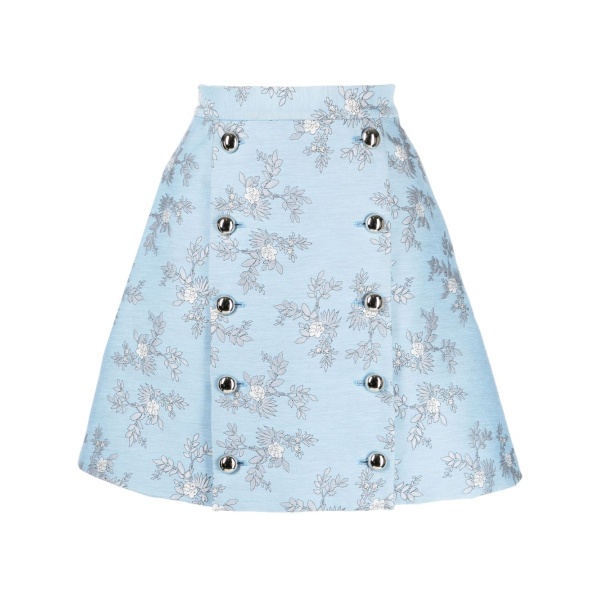 Macgraw Portobello Skirt in Blue floral
