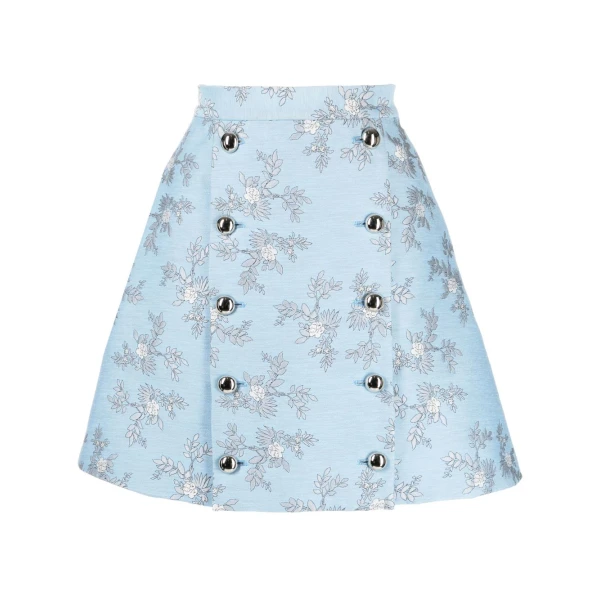 Macgraw Portobello Skirt in Blue floral
