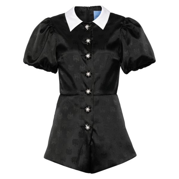 Macgraw Professor Playsuit in Black Crest