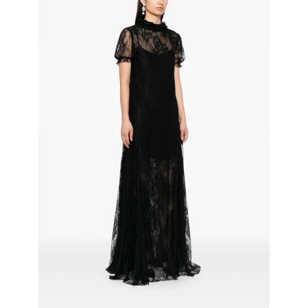 Macgraw Reverence Dress in Black Lace, view 6