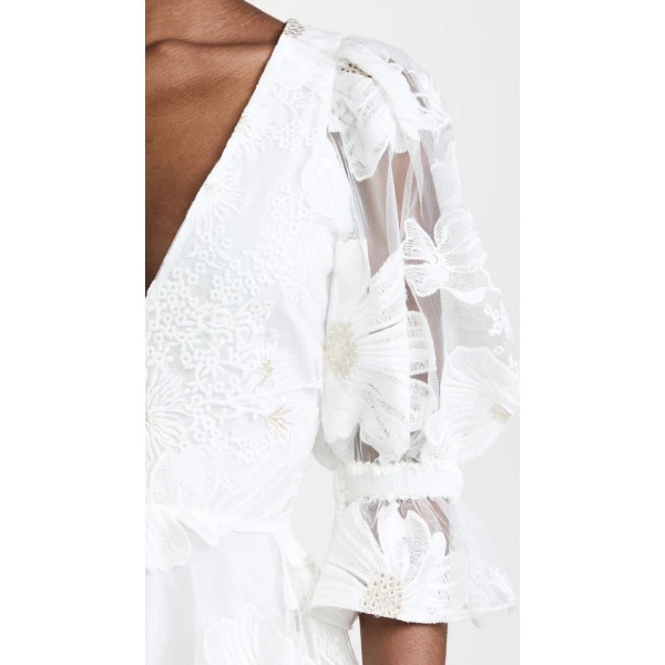 Macgraw Ritual Dress in white, view 5