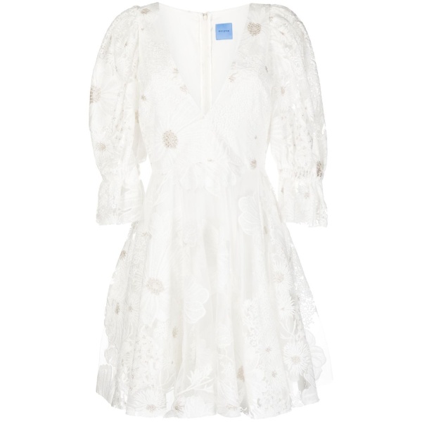 Macgraw Ritual Dress in white