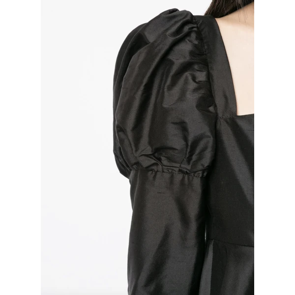 Macgraw Romantic Dress in Black, view 4