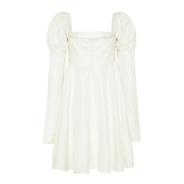 Macgraw Romantic Dress in Ivory, view 4