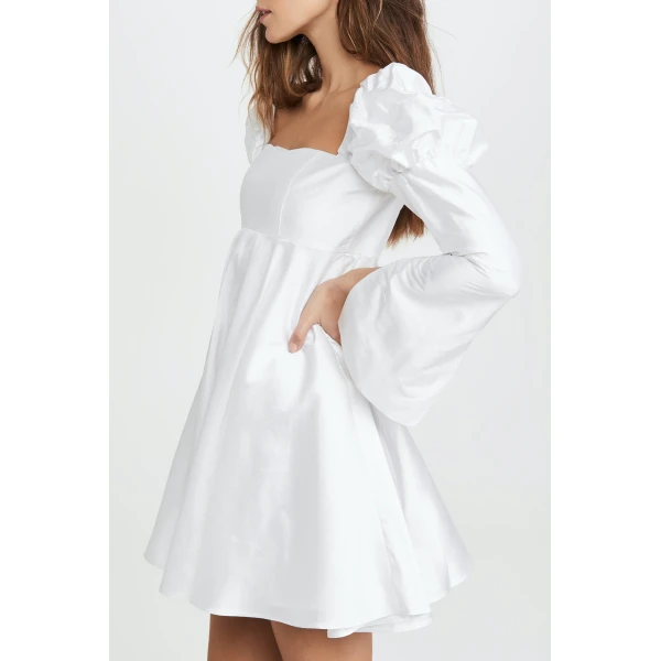 Macgraw Romantic Dress in Ivory, view 5