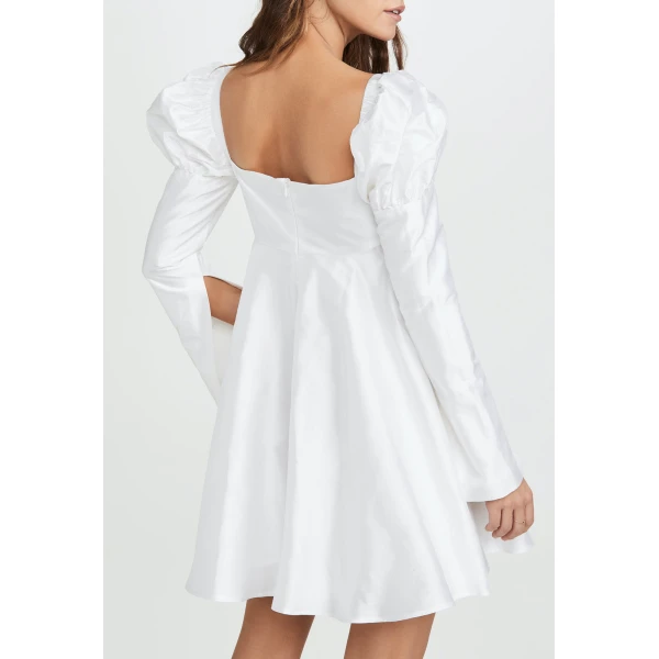 Macgraw Romantic Dress in Ivory, view 6