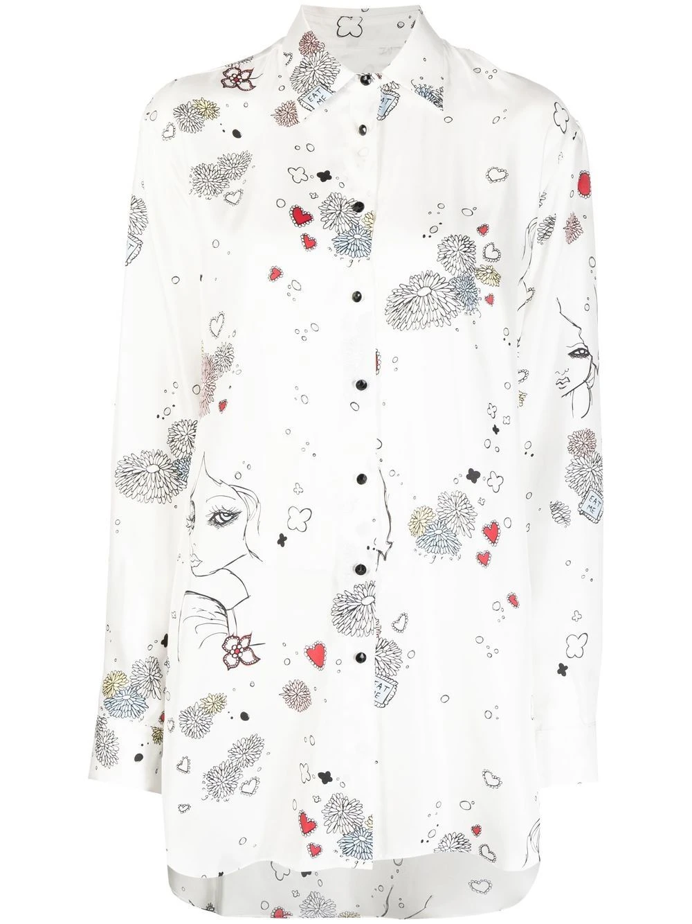 Macgraw Rythmic Shirt in white print