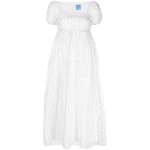 Macgraw Samantha Dress in Black and white spot