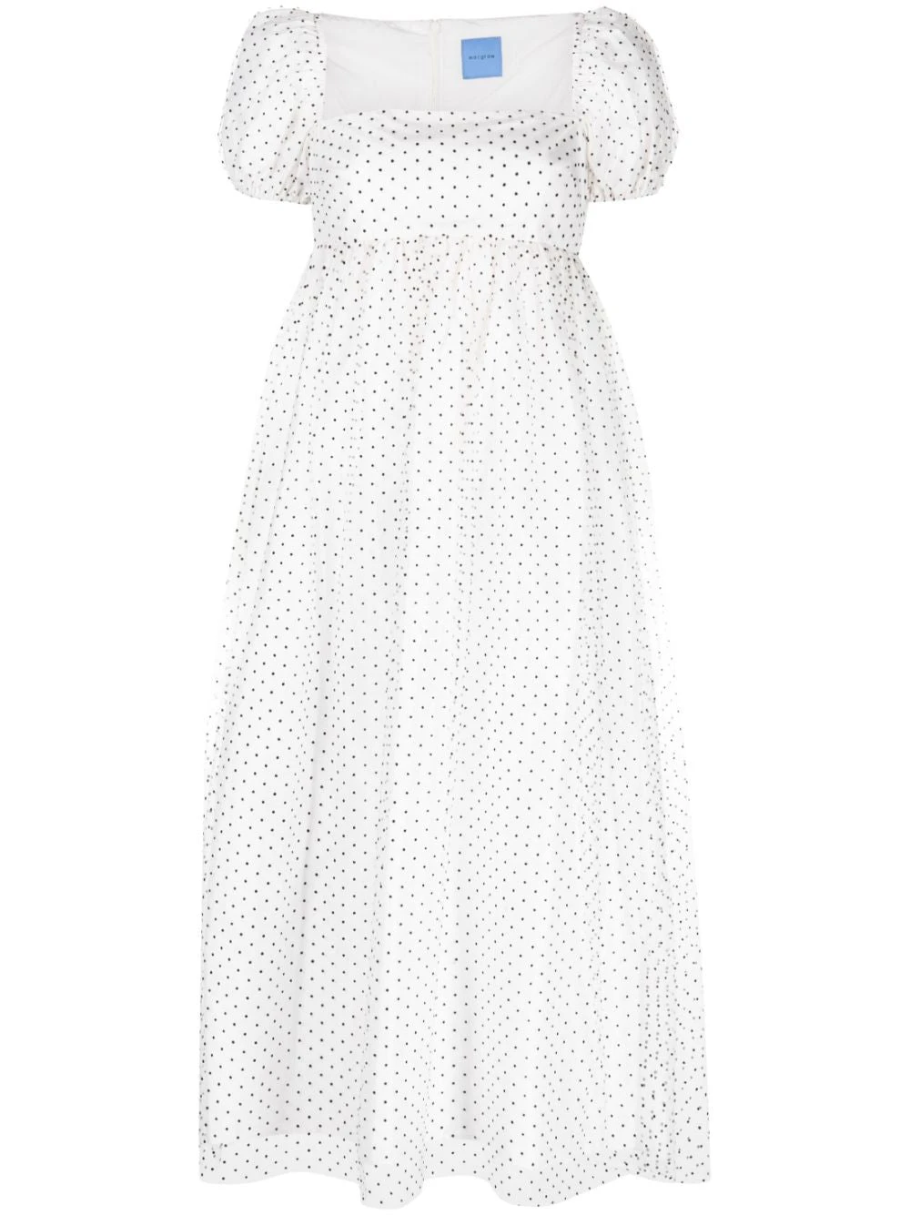 Macgraw Samantha Dress in Black and white spot