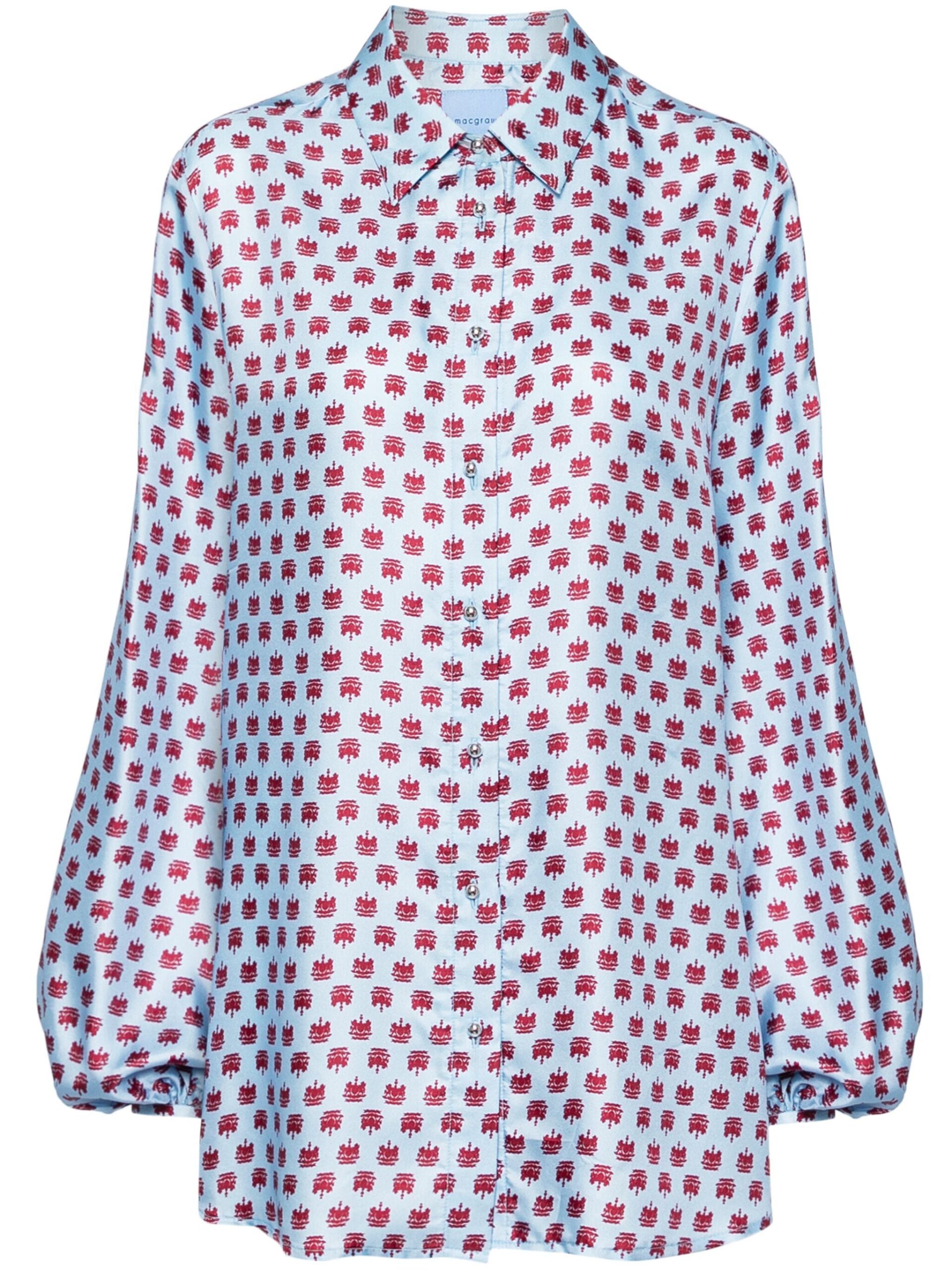 Macgraw Scholarship Blouse in Blue Crest