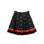 Macgraw Scholarship Skirt in Black and White Floral