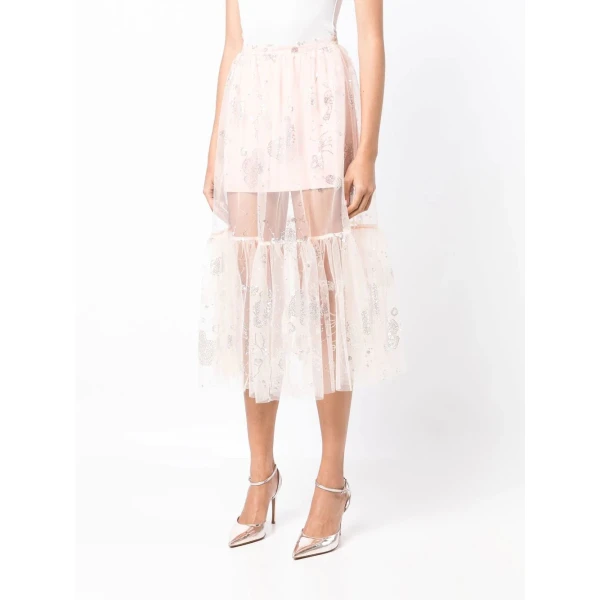 Macgraw Sheer Delight skirt in nude, view 4