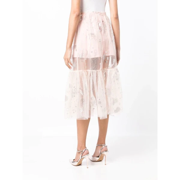 Macgraw Sheer Delight skirt in nude, view 5