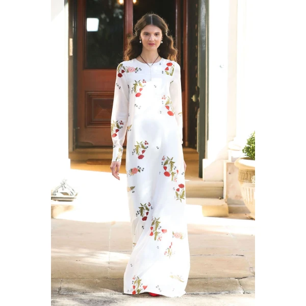 Macgraw Soiree Dress in Ivory, view 3