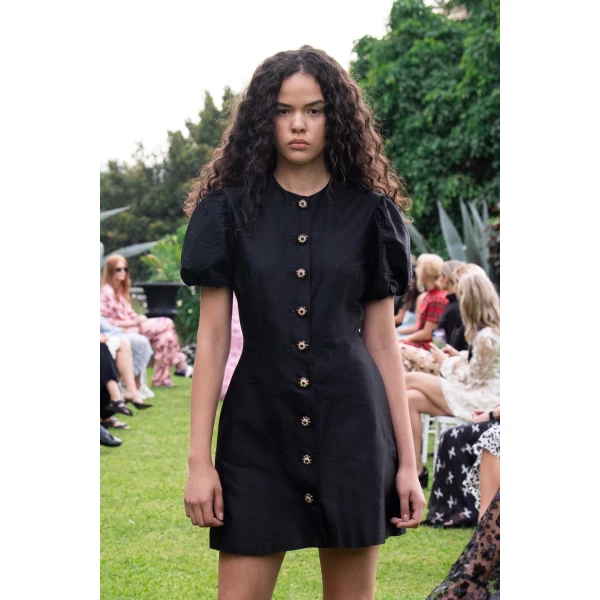 Macgraw Sorbet Dress in Black, view 3