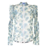 Macgraw Souffle Blouse in Blue Blossom