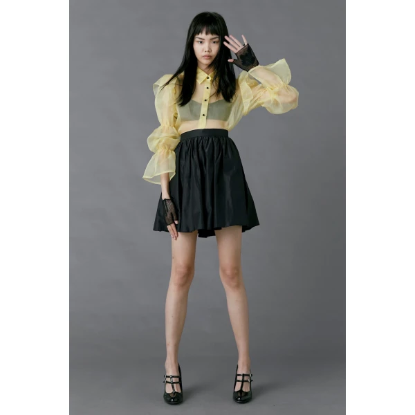 Macgraw Souffle Blouse in Yellow, view 2