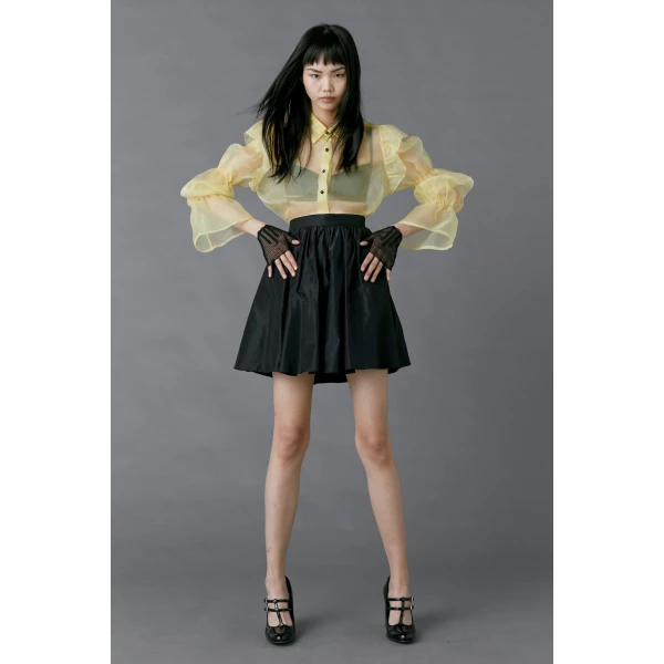 Macgraw Souffle Blouse in Yellow, view 3