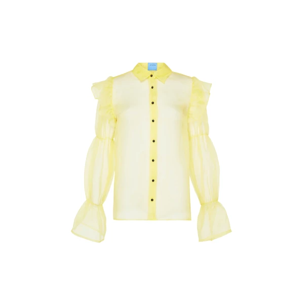 Macgraw Souffle Blouse in Yellow