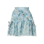 Macgraw Souffle Skirt in Blue Blossom