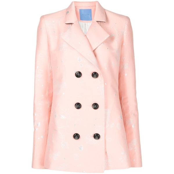Macgraw Stereotype Blazer in pink Jacquard