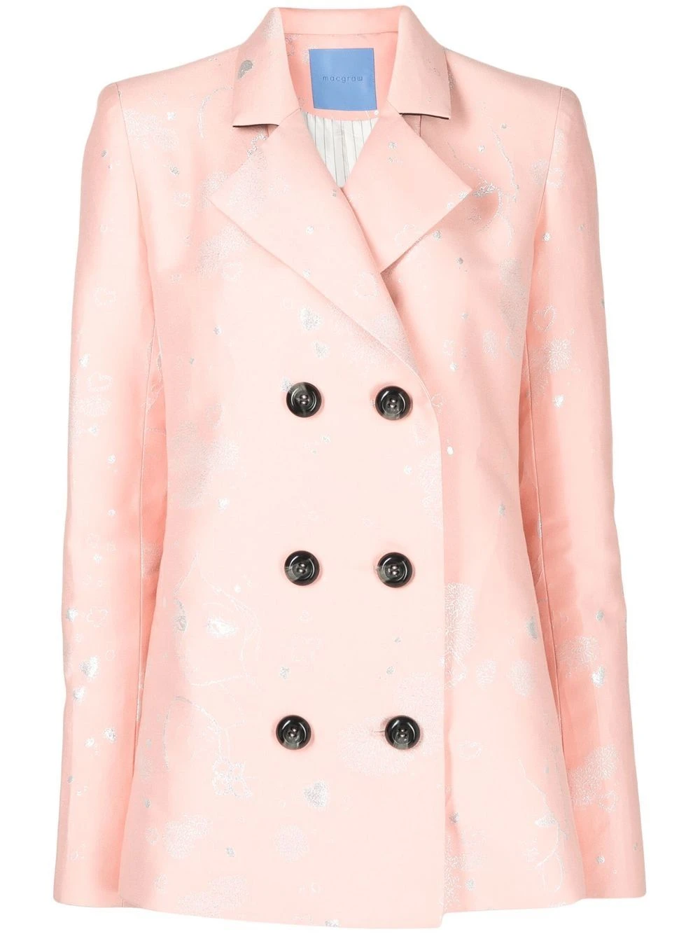 Macgraw Stereotype Blazer in pink Jacquard