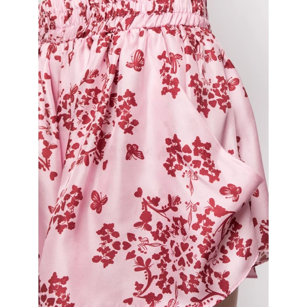 Macgraw Story Short in Pink Print, view 4