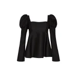 Macgraw Swifts Top in Black