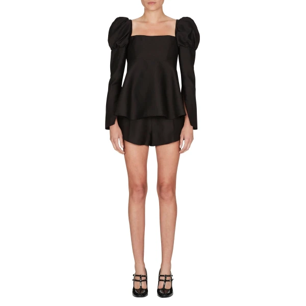 Macgraw Swifts Top in Black, view 3