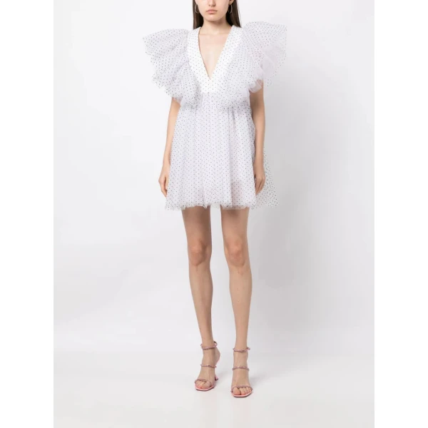 Macgraw Tabetha Dress in spot tulle, view 4