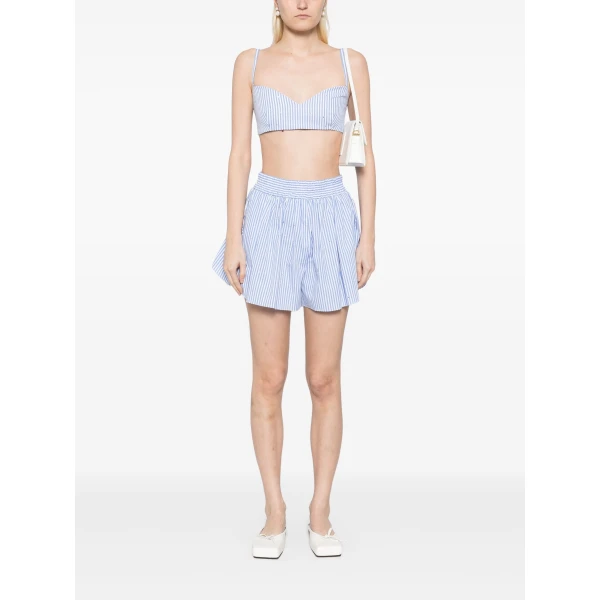 Macgraw Truth Short in Blue stripe with diamanté, view 4