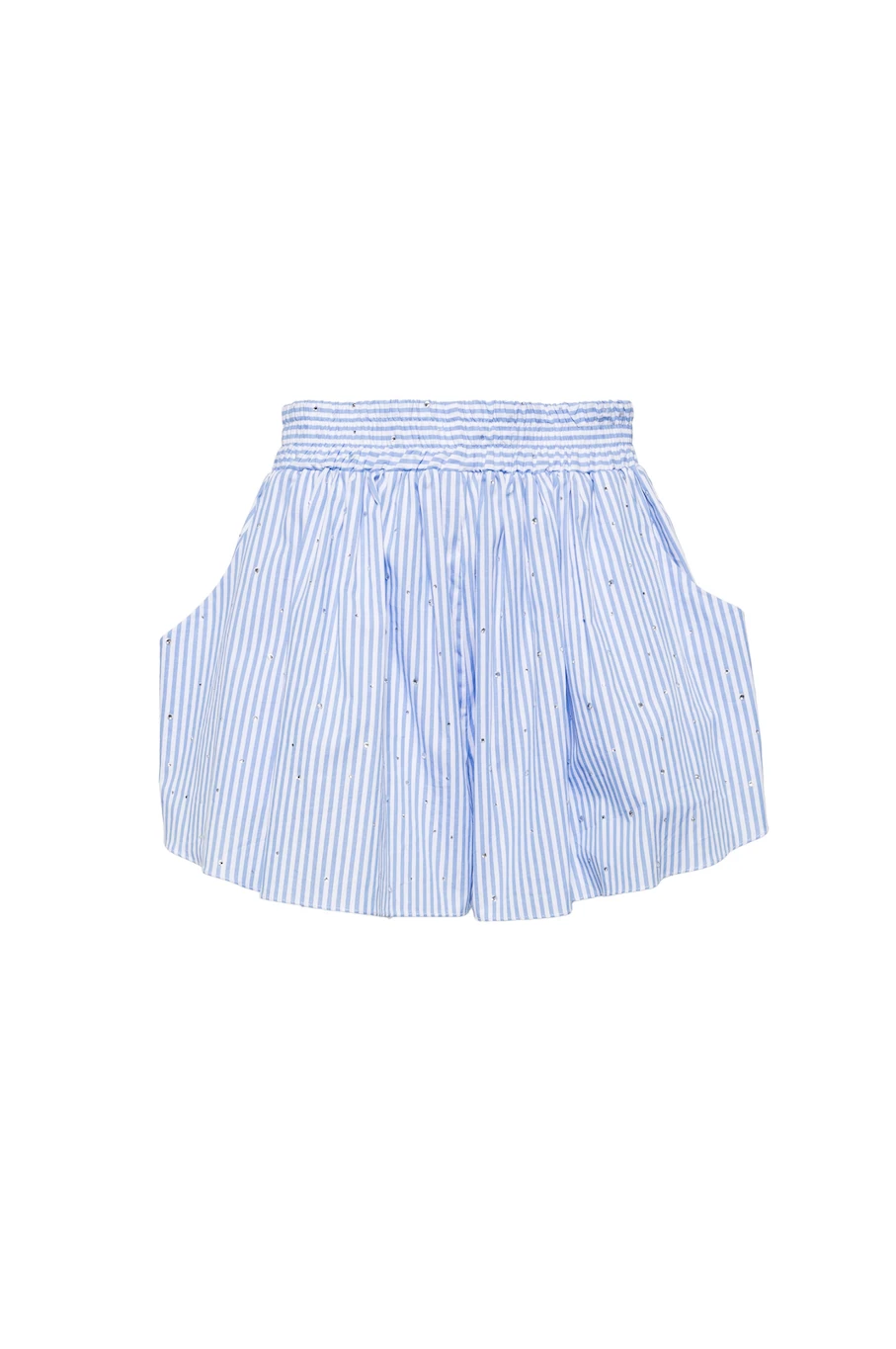 Macgraw Truth Short in Blue stripe with diamanté