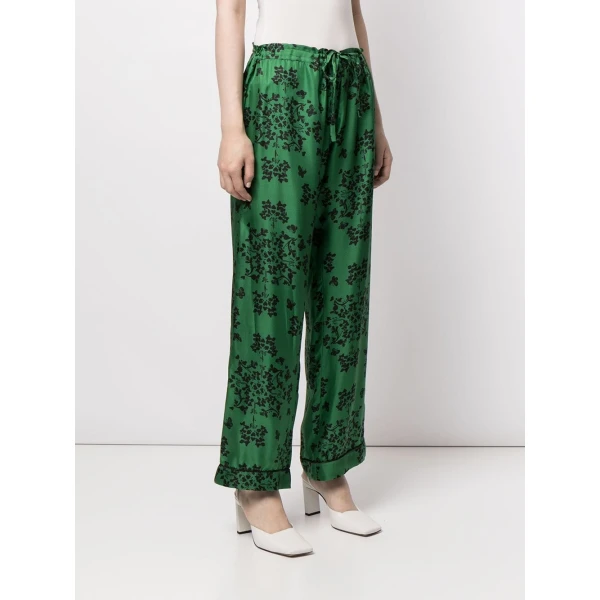 Macgraw Vagabond Trouser in green print, view 5