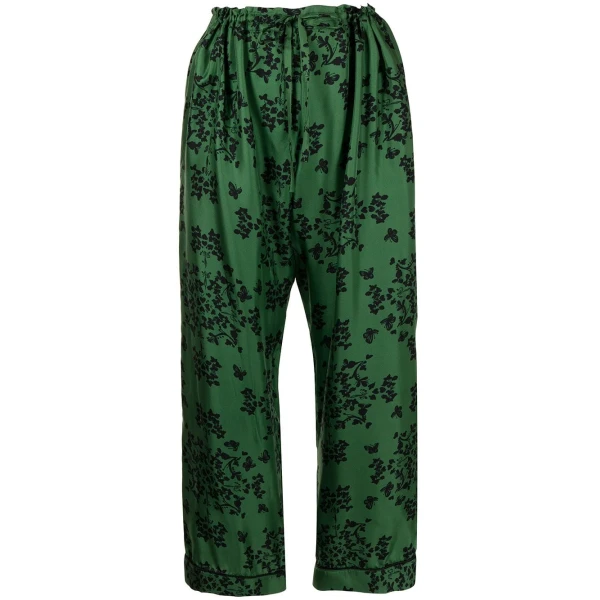 Macgraw Vagabond Trouser in green print