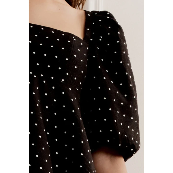 Macgraw Vienna Top in Spot Jacquard, view 5