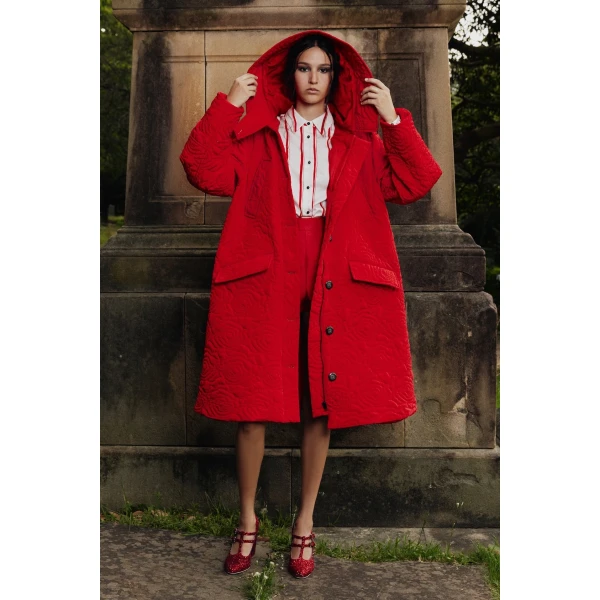 Macgraw Warden quilted Anorak in red Jacket, view 3