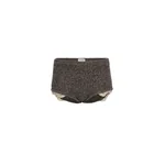 Magda Butrym Cashmere crochet-trim shorts in black | Shorts at Luxury Shoes Magda Butrym Cashmere crochet-trim shorts in black
