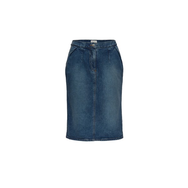 Magda Butrym Denim pencil skirt in blue