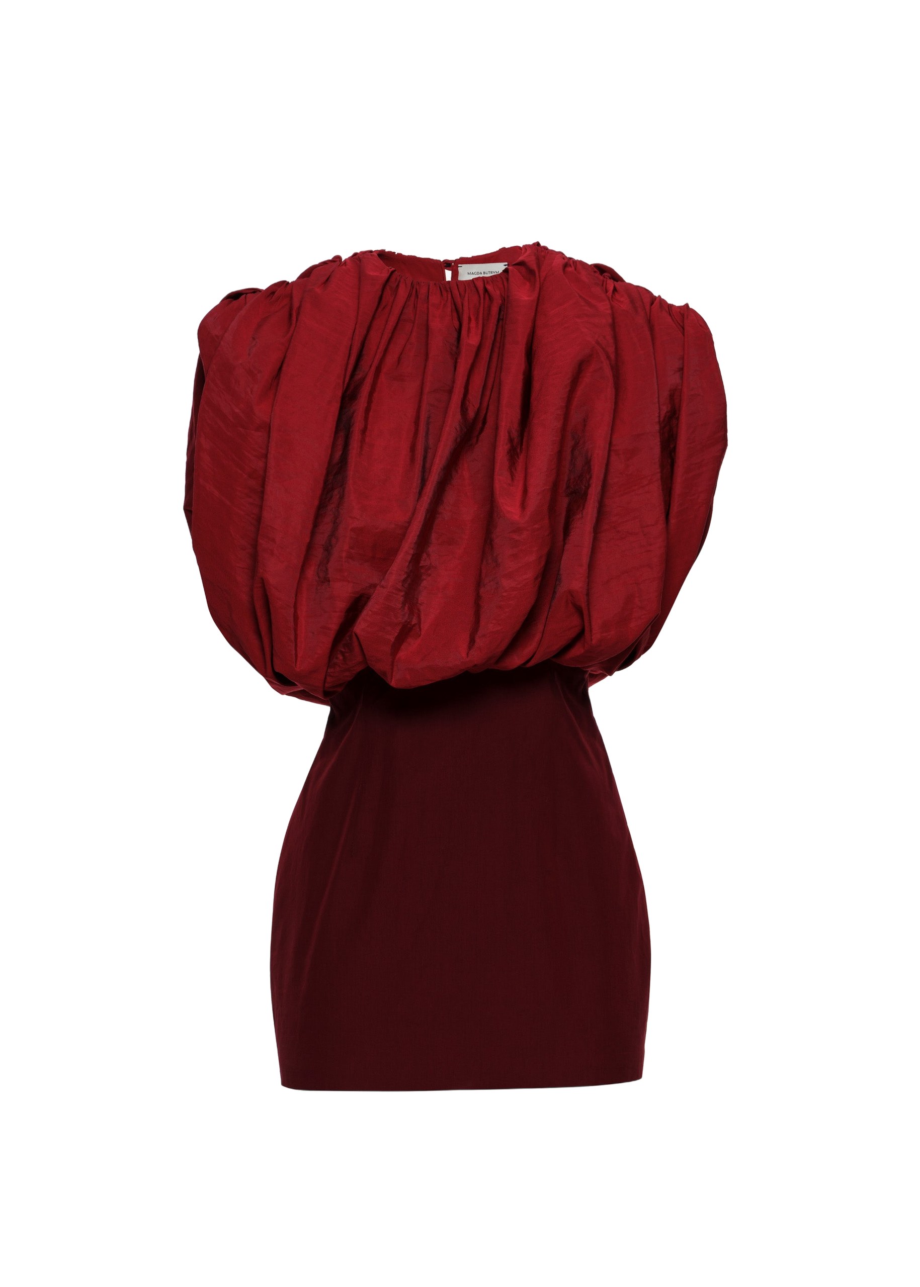 Magda Butrym Mini dress with gathered top in red | Luxury Shoes Magda Butrym Mini dress with gathered top in red