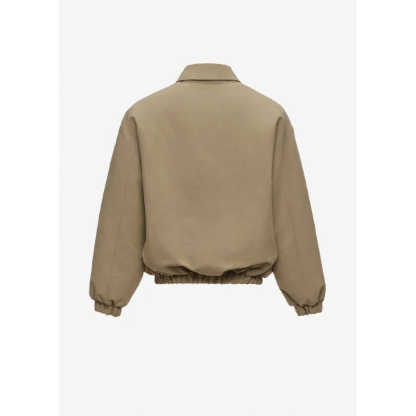 Magda Butrym Padded jacket with dropped shoulder in khaki, view 4