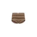Magda Butrym Patterned cashmere shorts in camel
