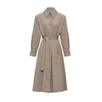 Magda Butrym Trench coat with extended collar in grey